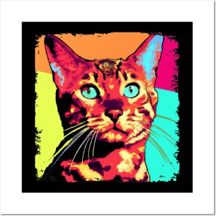 Toyger Pop Art - Cat Lover Gift Posters and Art